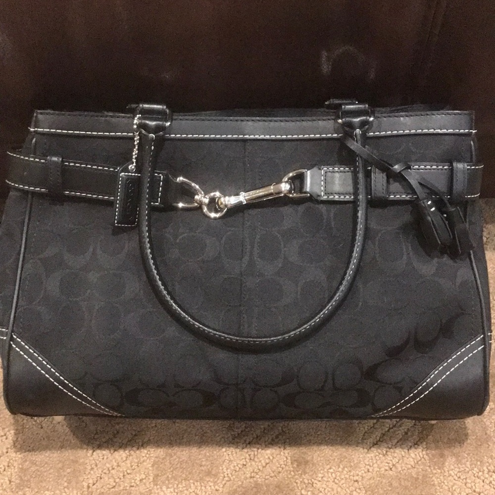 Black coach bag